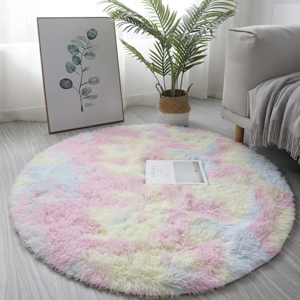 Fluffy shaggy Rug GlowNest