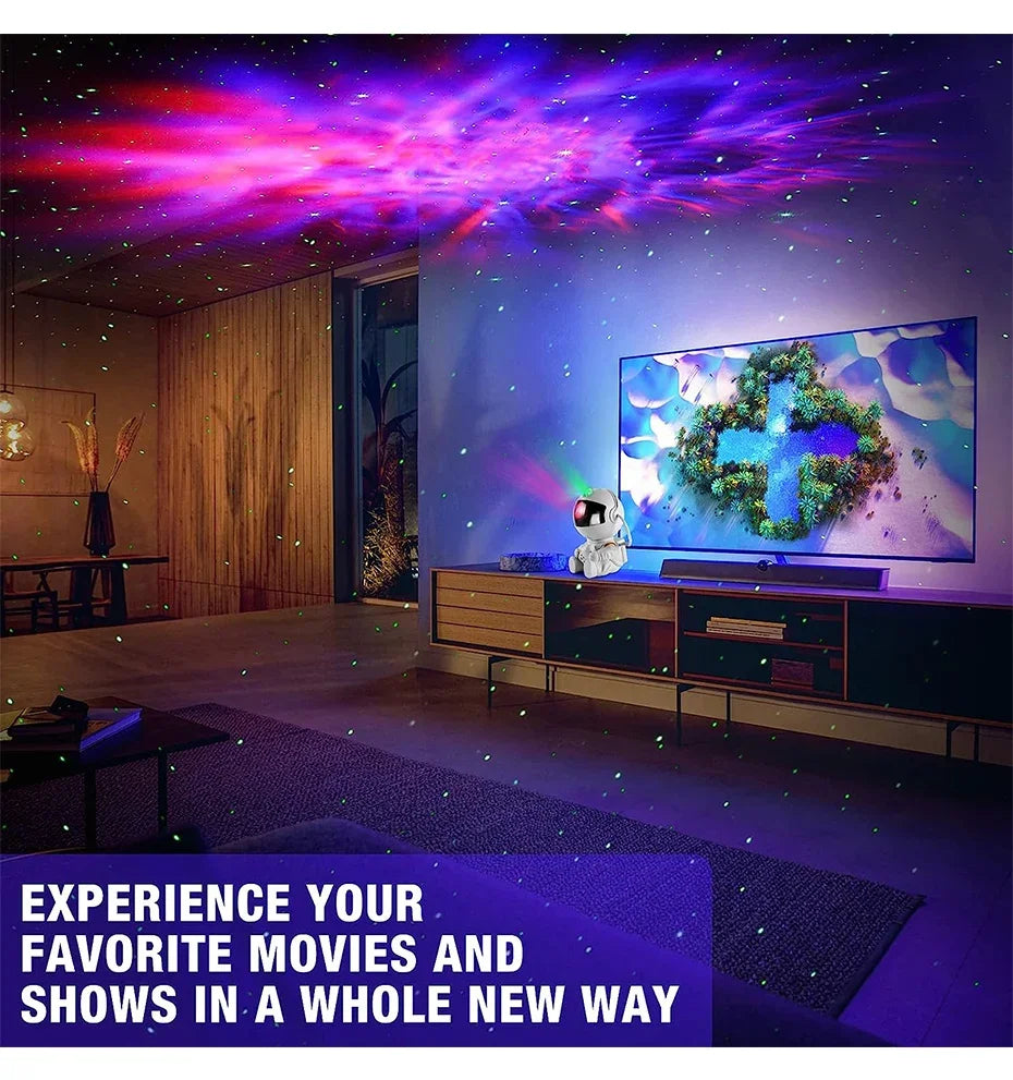 Galaxy Star Astronaut Projector LED Night Light Starry Sky Projector GlowNest