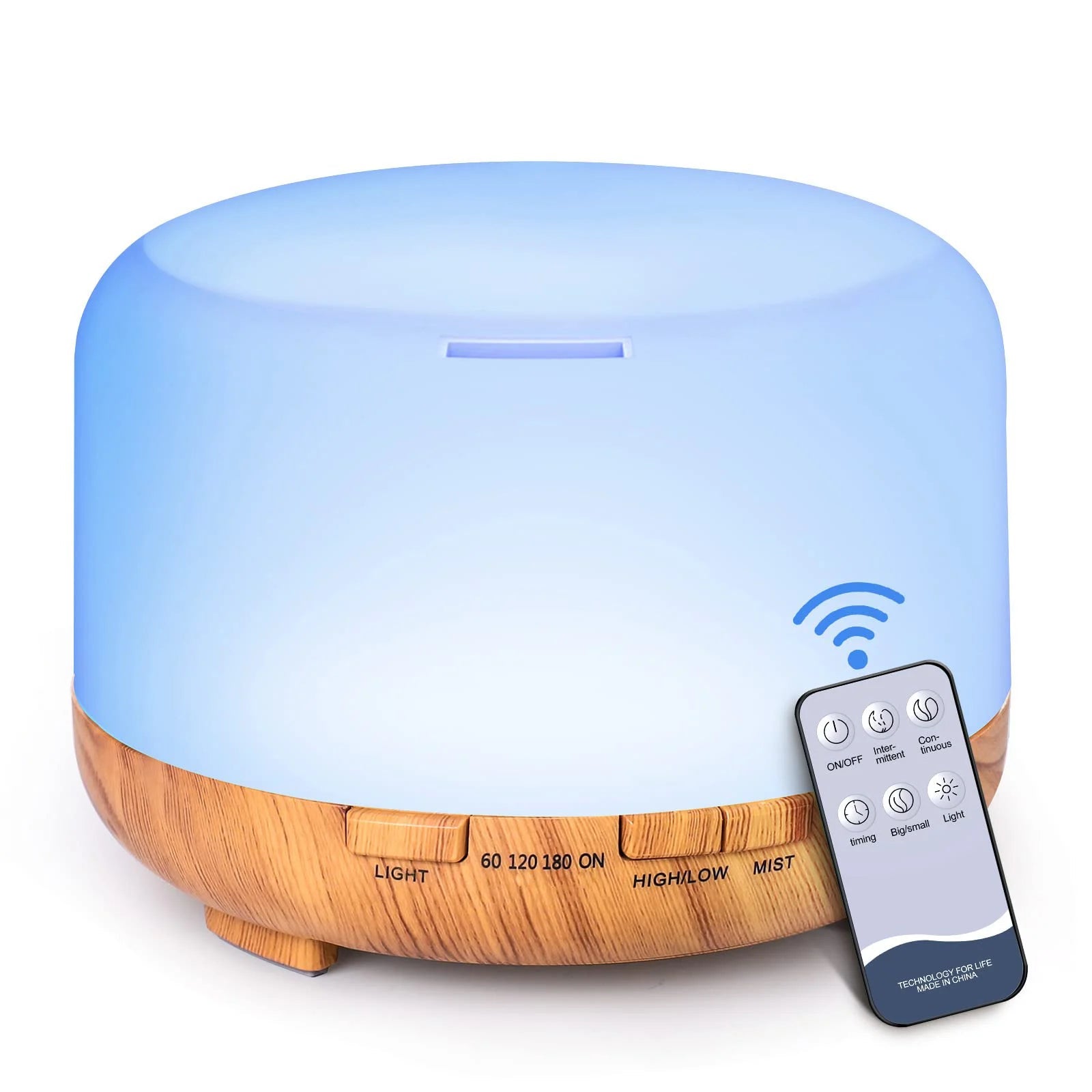 500ML Aroma Essential Oil Aromatherapy Diffuser Humidifier (with Remote Control) GlowNest