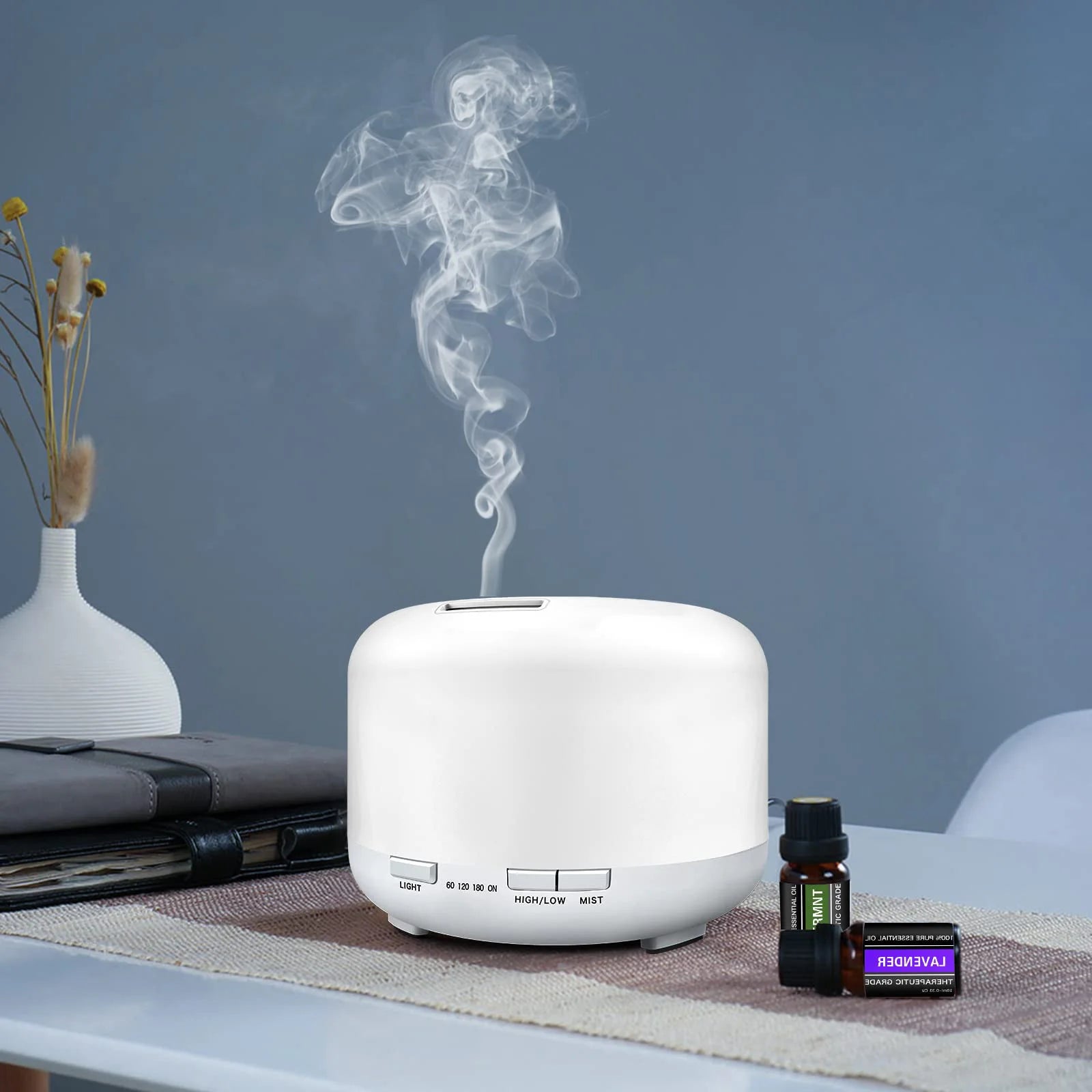 500ML Aroma Essential Oil Aromatherapy Diffuser Humidifier (with Remote Control) GlowNest