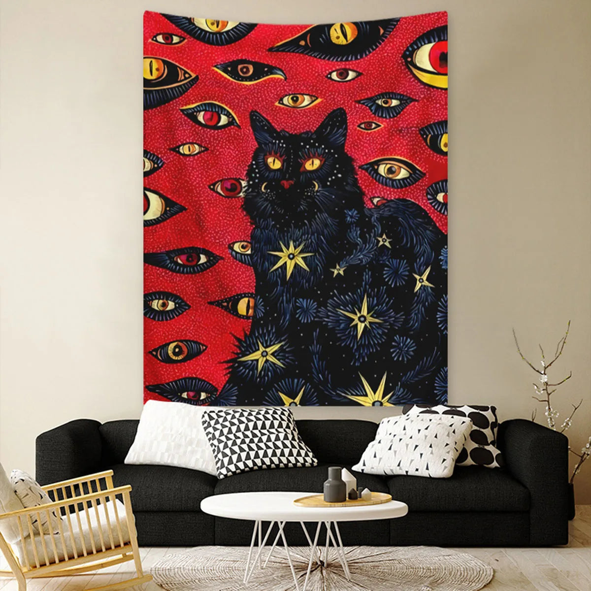 Cat Coven Tapestry GlowNest