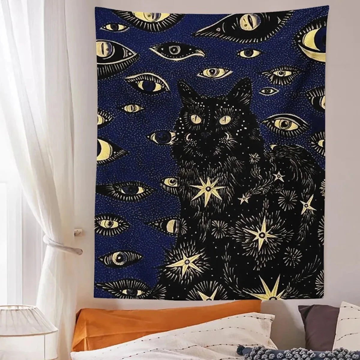 Cat Coven Tapestry GlowNest