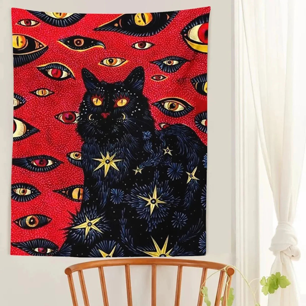 Cat Coven Tapestry GlowNest
