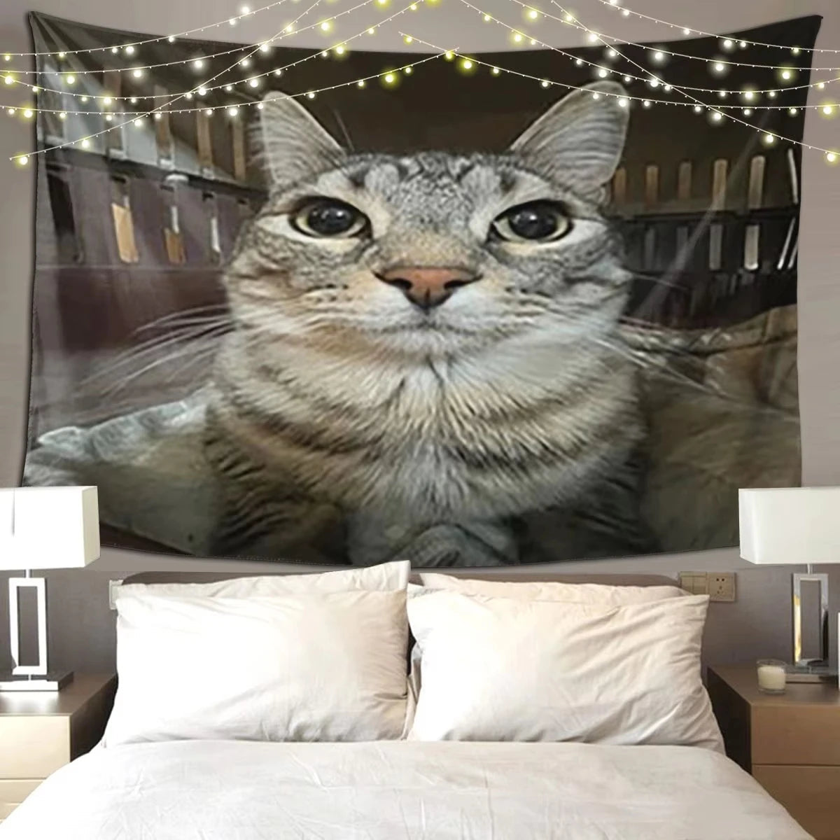 Cat Tapestry Art GlowNest
