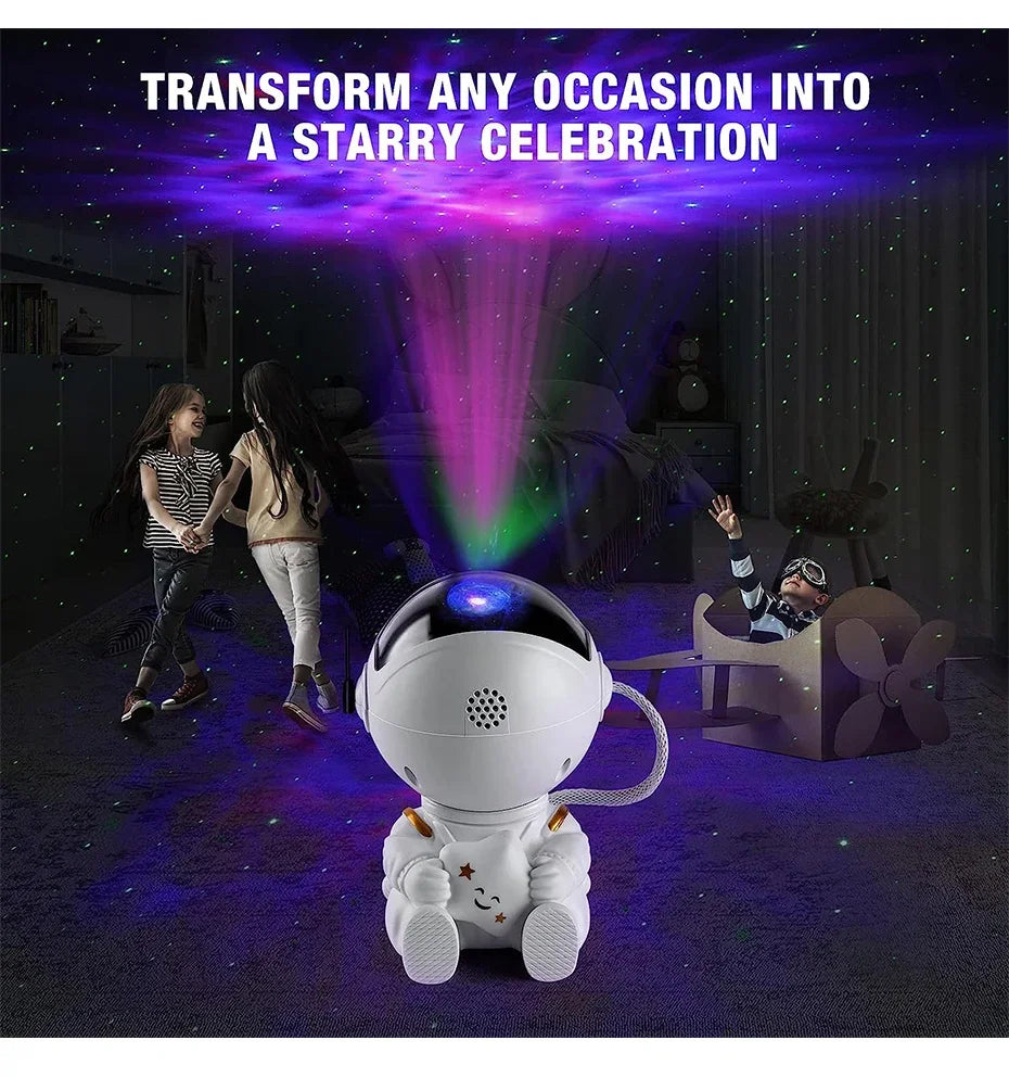 Galaxy Star Astronaut Projector LED Night Light Starry Sky Projector GlowNest