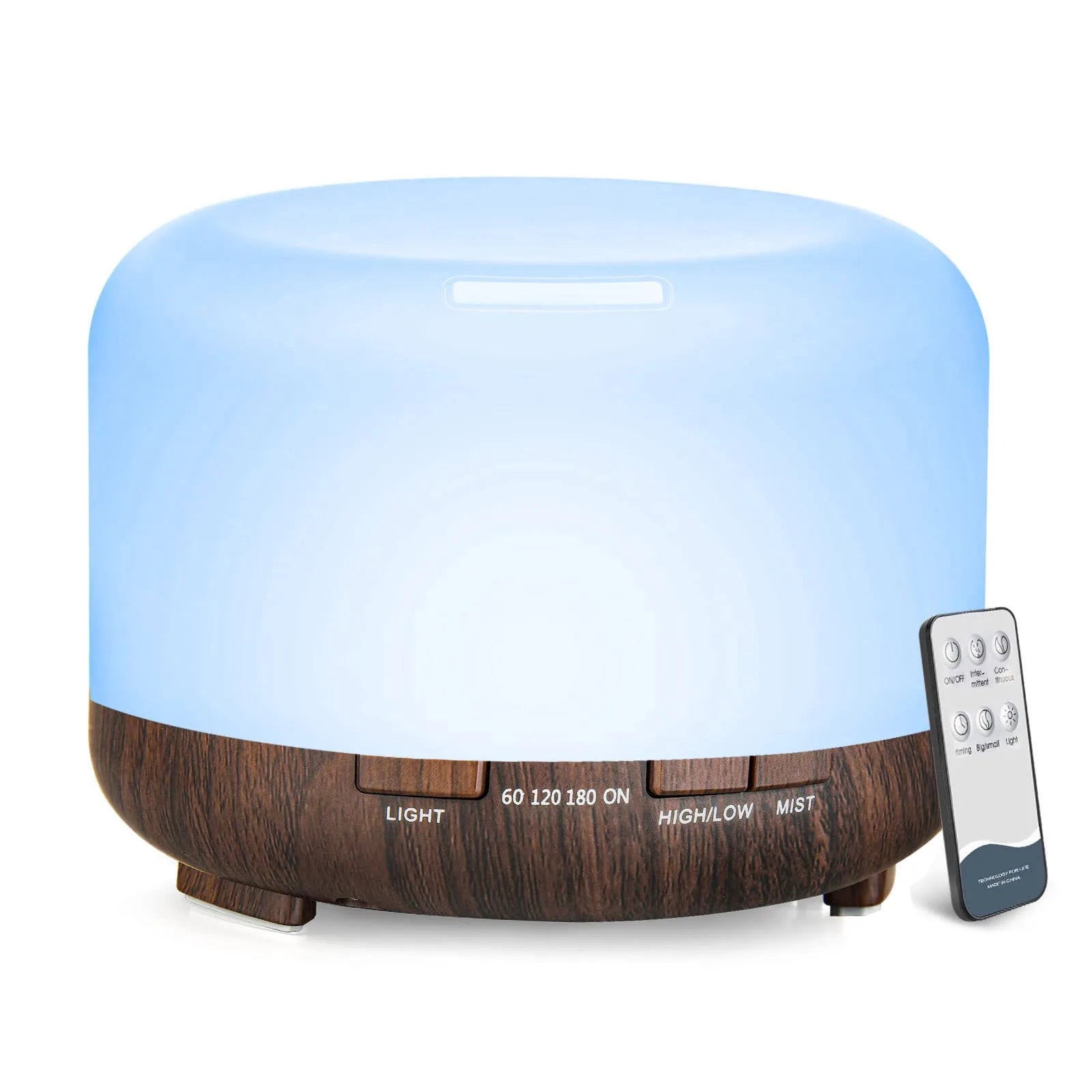 500ML Aroma Essential Oil Aromatherapy Diffuser Humidifier (with Remote Control) GlowNest