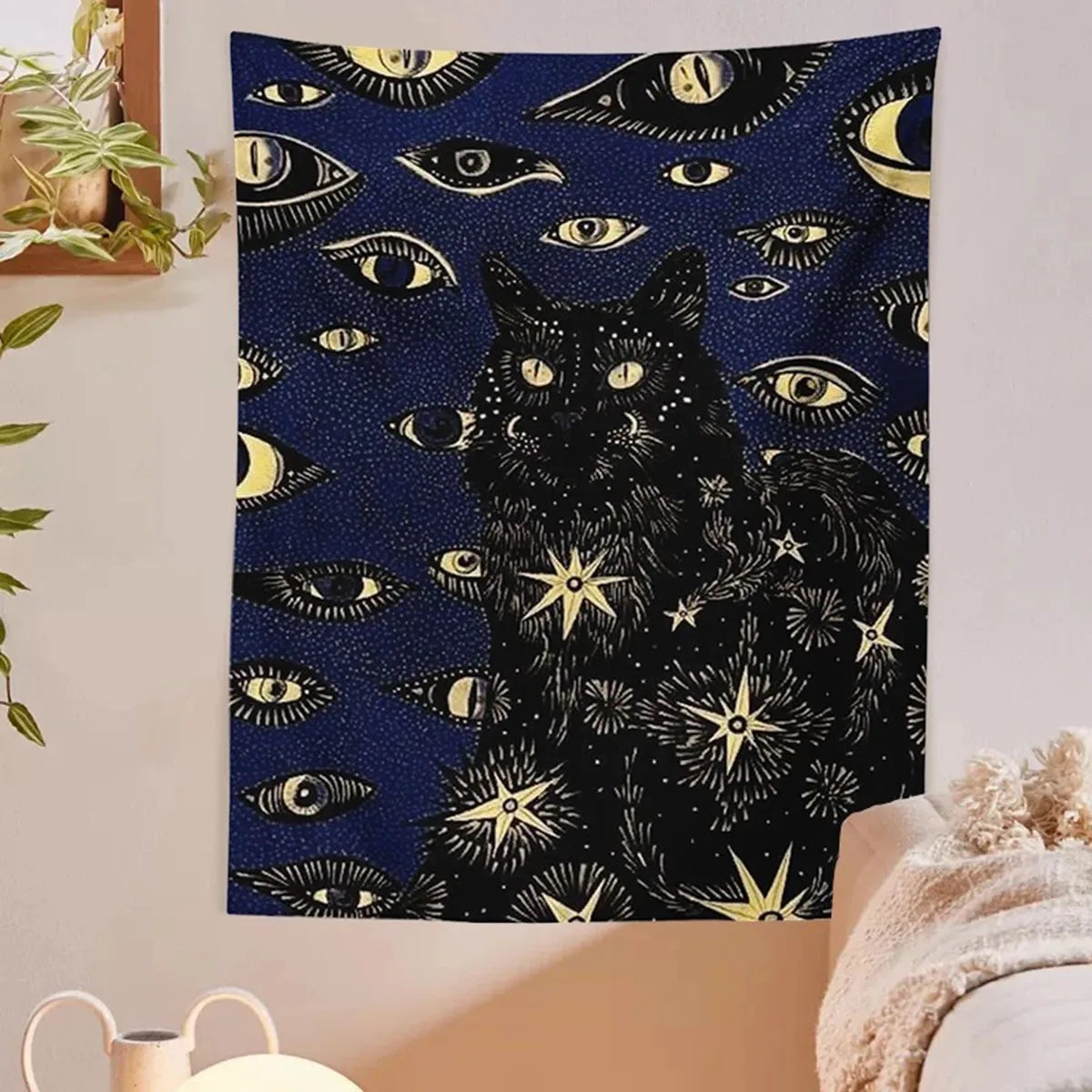 Cat Coven Tapestry GlowNest