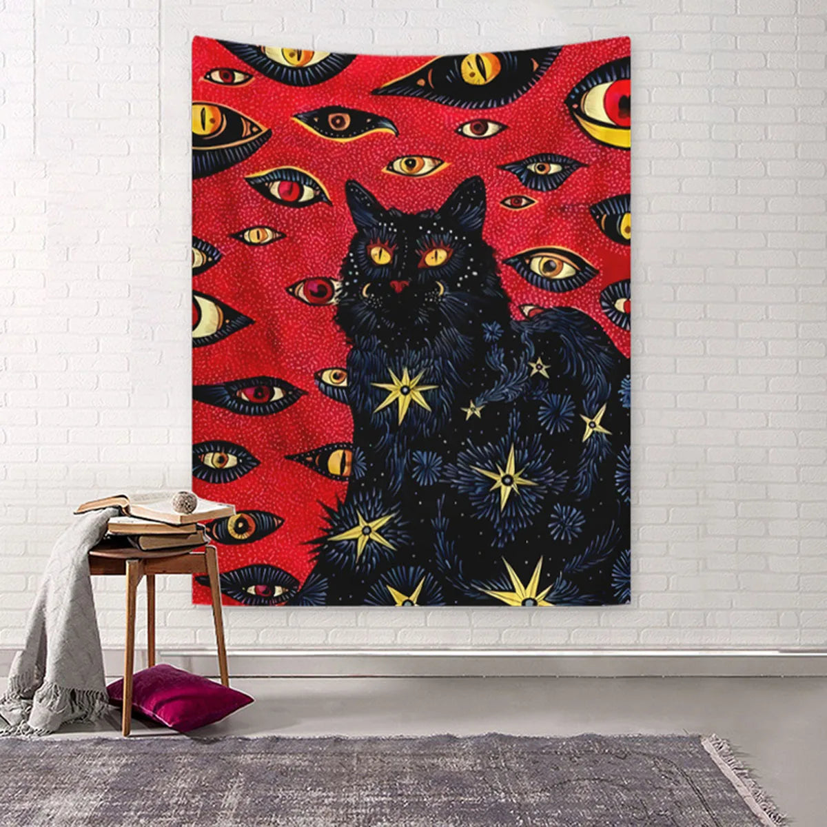 Cat Coven Tapestry GlowNest