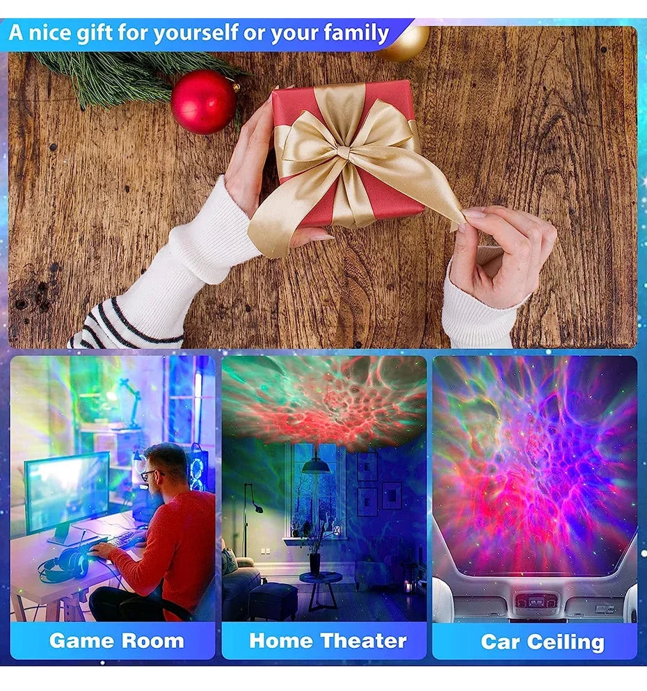 Galaxy Star Astronaut Projector LED Night Light Starry Sky Projector GlowNest