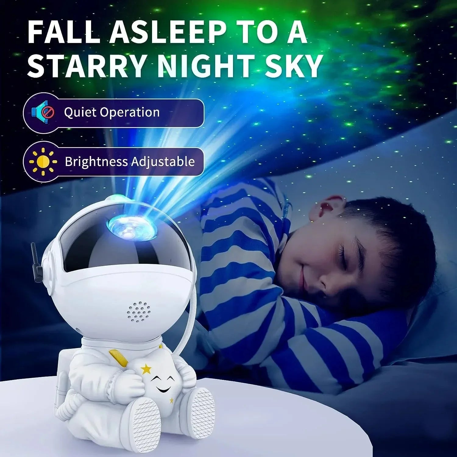 Galaxy Star Astronaut Projector LED Night Light Starry Sky Projector GlowNest
